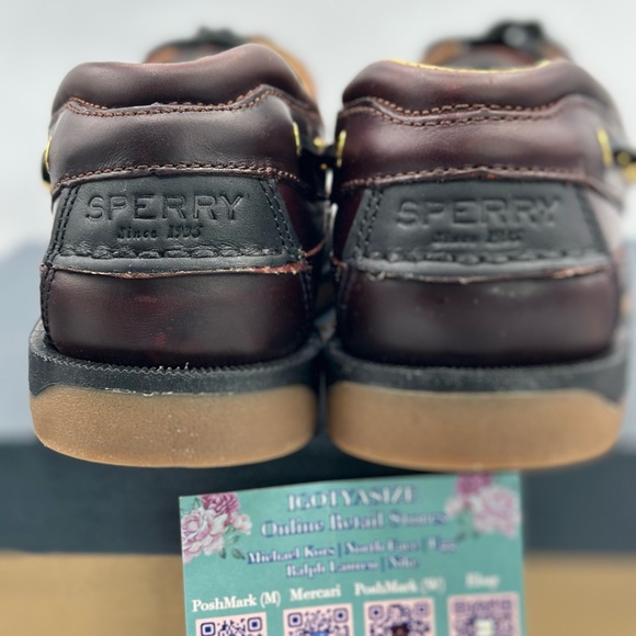 SPERRY GOLD CUP AUTHENTIC MAKO 2-EYE BOAT SHOES - Picture 6 of 9